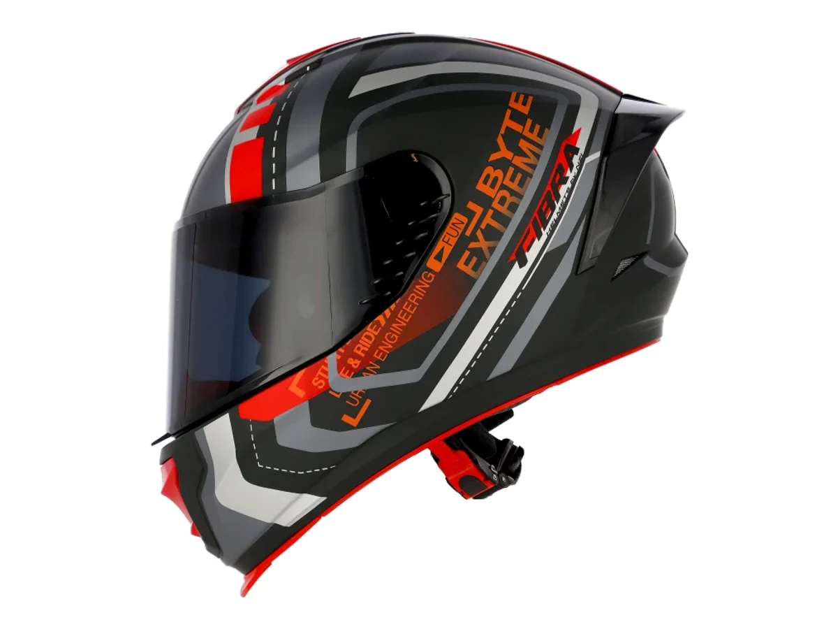 Chroma Extreme Black, Antracite & Red Matt Tinted